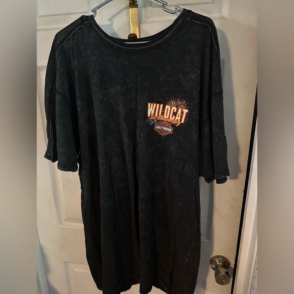 HARLEY DAVIDSON-Wildcat. 8th Anniversary shirt Men 2XL Preowned